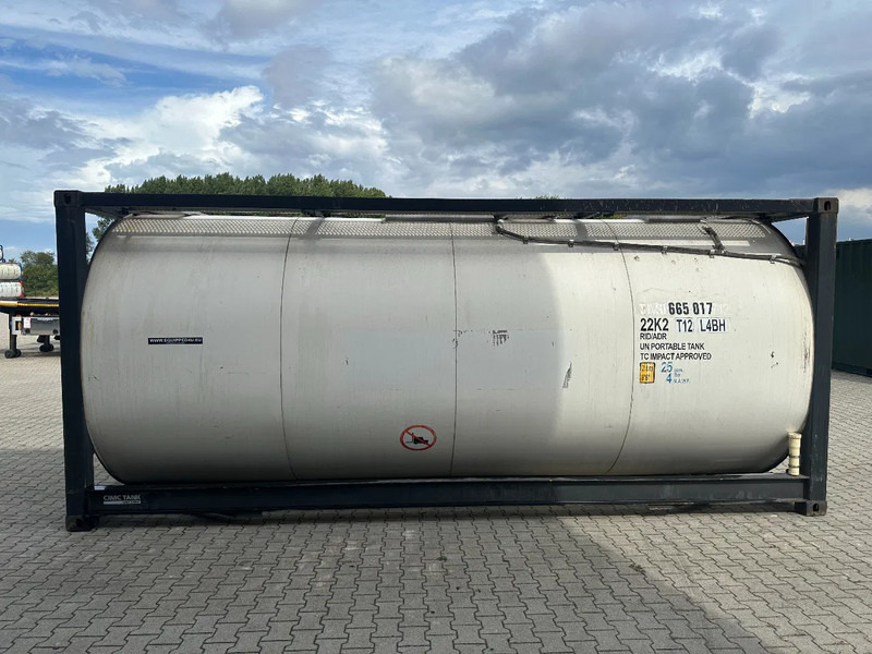 CIMC 20FT ISO / 25.020L-1-COMP. / L4BN / UN Portable / T11 / test: 10-2027 - Tankcontainer: bilde 3 CIMC 20FT ISO / 25.020L-1-COMP. / L4BN / UN Portable / T11 / test: 10-2027 - Tankcontainer: bilde 3