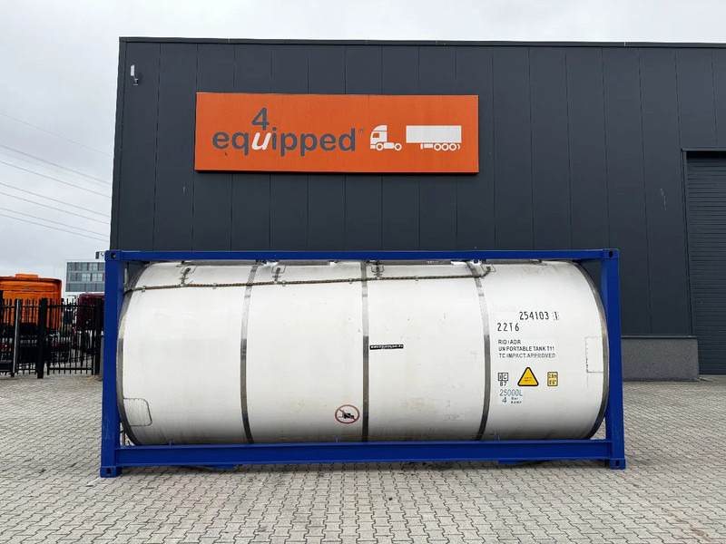 CIMC 20FT ISO, 25.050L / 1-COMP / 3 BAFFELS / T11 / 4 manholes / ADR valid until 04/2027 - Tankcontainer: bilde 2 CIMC 20FT ISO, 25.050L / 1-COMP / 3 BAFFELS / T11 / 4 manholes / ADR valid until 04/2027 - Tankcontainer: bilde 2