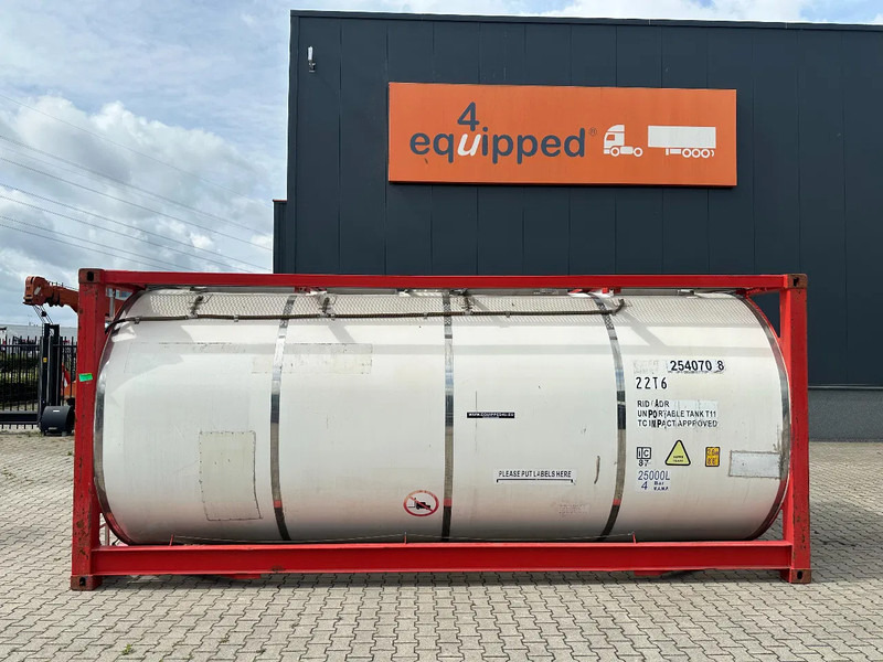 CIMC 20FT ISO, 25.080L/1-COMP/3 BAFFELS/4 manholes, ADR valid until 08/2027 - Lagringstank: bilde 2 CIMC 20FT ISO, 25.080L/1-COMP/3 BAFFELS/4 manholes, ADR valid until 08/2027 - Lagringstank: bilde 2