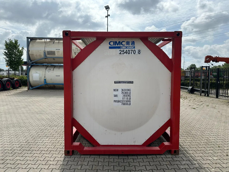 CIMC 20FT ISO, 25.080L/1-COMP/3 BAFFELS/4 manholes, ADR valid until 08/2027 - Lagringstank: bilde 5 CIMC 20FT ISO, 25.080L/1-COMP/3 BAFFELS/4 manholes, ADR valid until 08/2027 - Lagringstank: bilde 5