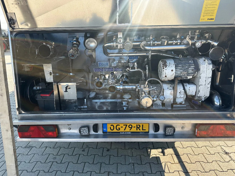 Tanksemi for transport av matvarer Feldbinder FOOD / LEVENSMIDDELEN / LEBENSMITTEL / 33.500L / 3-COMP / PUMP / NL-trailer / APK: 05-2026: bilde 6