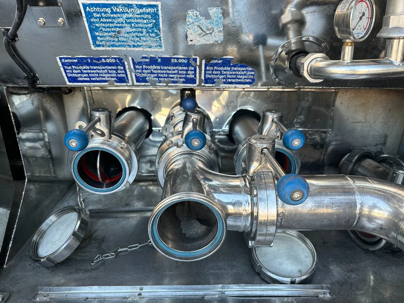 Tanksemi for transport av matvarer Feldbinder FOOD / LEVENSMIDDELEN / LEBENSMITTEL / 33.500L / 3-COMP / PUMP / NL-trailer / APK: 05-2026: bilde 9