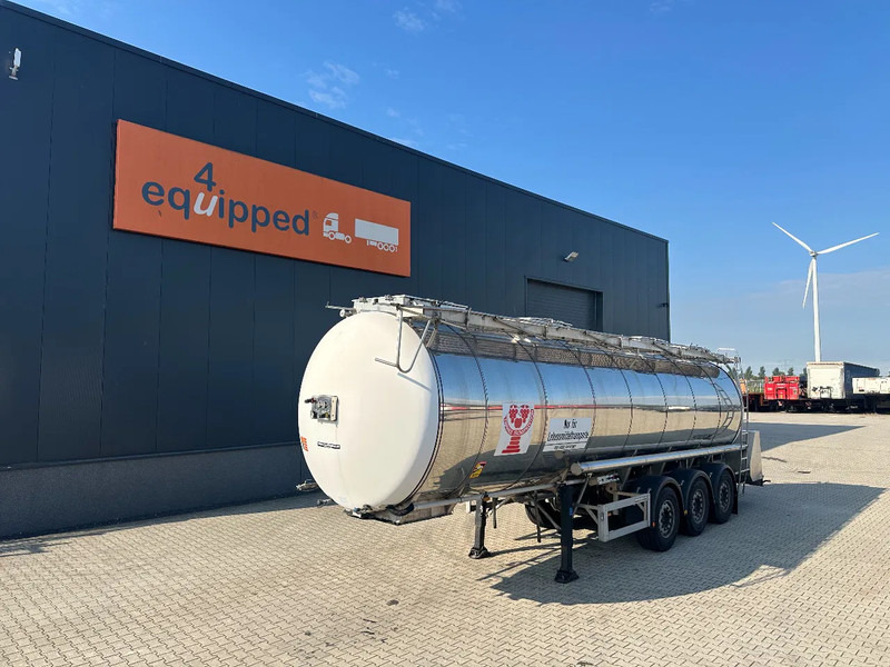 Feldbinder FOOD / LEVENSMIDDELEN / LEBENSMITTEL / 33.500L / 3-COMP / PUMP / NL-trailer / APK: 05-2026 - Tanksemi: bilde 1 Feldbinder FOOD / LEVENSMIDDELEN / LEBENSMITTEL / 33.500L / 3-COMP / PUMP / NL-trailer / APK: 05-2026 - Tanksemi: bilde 1