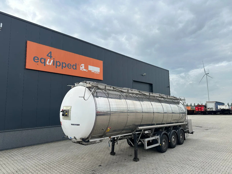 Feldbinder FOOD / LEVENSMIDDELEN / LEBENSMITTEL / 33.500L / 3-COMP / PUMP / NL-trailer / APK: 10-2026 - Tanksemi: bilde 1 Feldbinder FOOD / LEVENSMIDDELEN / LEBENSMITTEL / 33.500L / 3-COMP / PUMP / NL-trailer / APK: 10-2026 - Tanksemi: bilde 1