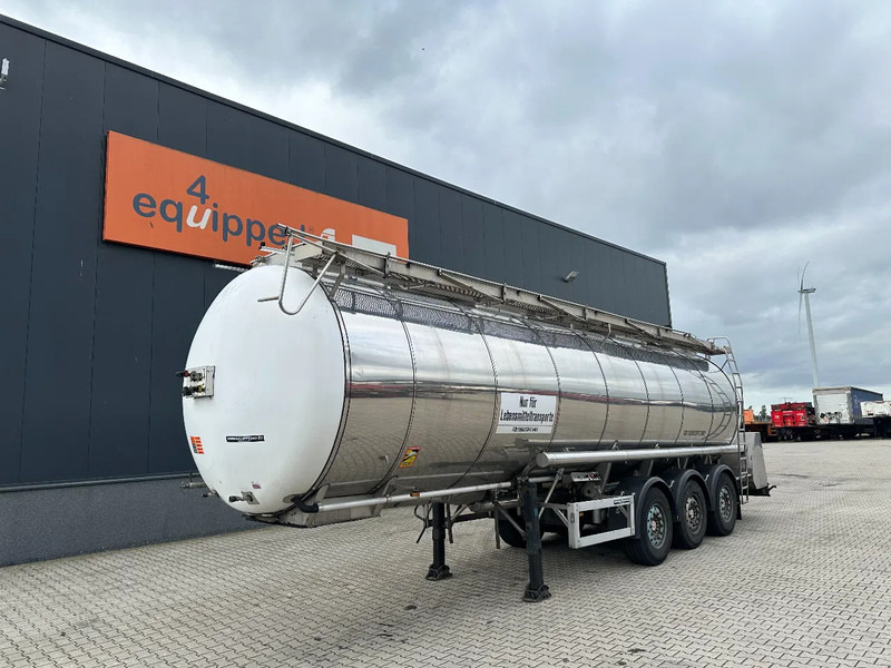 Feldbinder FOOD / LEVENSMIDDELEN / LEBENSMITTEL / 33.500L / 3-COMP / PUMP / NL-trailer / APK: 10-2026 - Tanksemi: bilde 1 Feldbinder FOOD / LEVENSMIDDELEN / LEBENSMITTEL / 33.500L / 3-COMP / PUMP / NL-trailer / APK: 10-2026 - Tanksemi: bilde 1