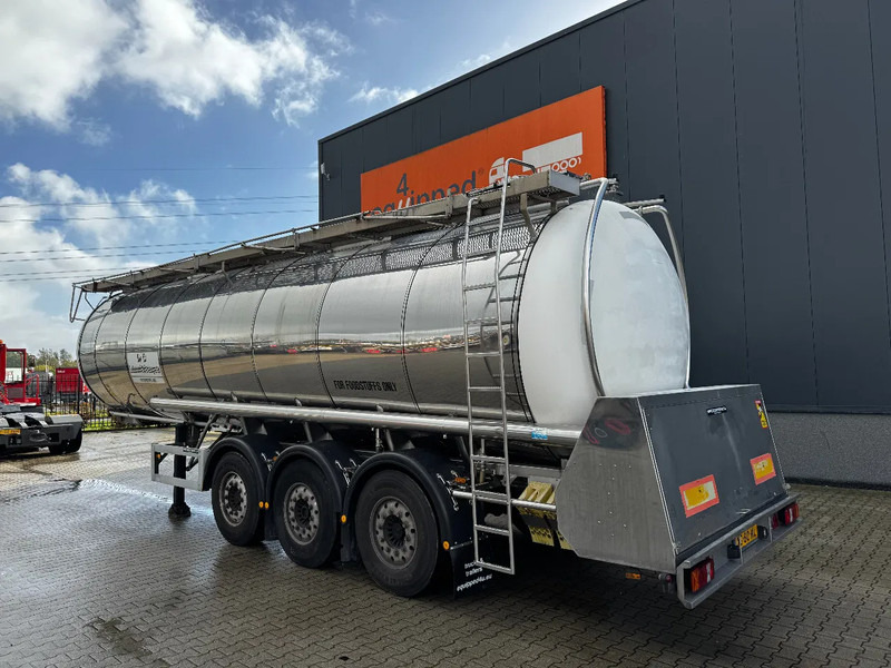 Feldbinder LEBENSMITTEL / LEVENSMIDDELEN FOOD / 33.500L / 3-COMP / PUMPE / INOX / NL-trailer / APK: 05-2026 - Tanksemi: bilde 4 Feldbinder LEBENSMITTEL / LEVENSMIDDELEN FOOD / 33.500L / 3-COMP / PUMPE / INOX / NL-trailer / APK: 05-2026 - Tanksemi: bilde 4