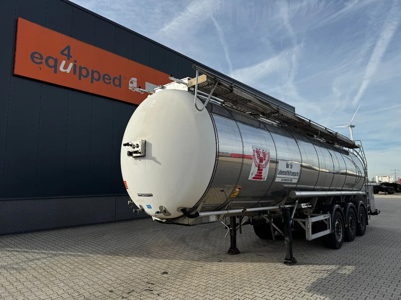 Feldbinder LEBENSMITTEL / LEVENSMIDDELEN FOOD / 33.500L / 3-COMP / PUMPE / INOX / NL-trailer / APK: 10-2026 - Tanksemi: bilde 1 Feldbinder LEBENSMITTEL / LEVENSMIDDELEN FOOD / 33.500L / 3-COMP / PUMPE / INOX / NL-trailer / APK: 10-2026 - Tanksemi: bilde 1