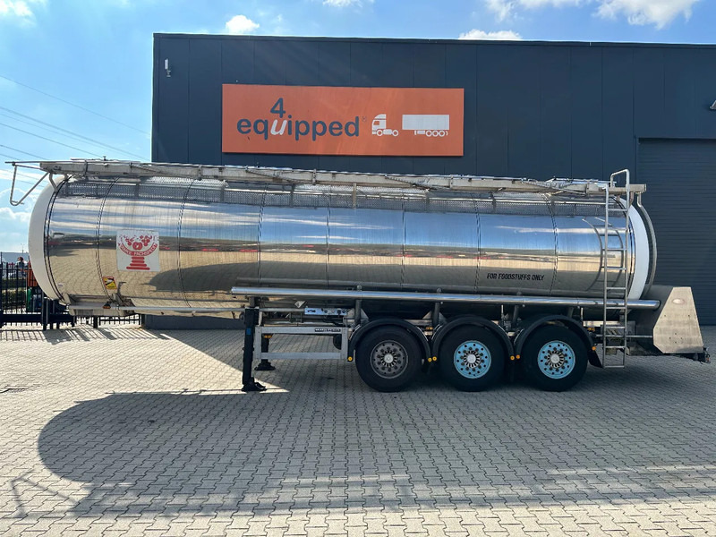 Feldbinder LEBENSMITTEL / LEVENSMIDDELEN FOOD / 33.500L / 3-COMP / PUMPE / NL-trailer / APK: 09-2026 - Tanksemi: bilde 2 Feldbinder LEBENSMITTEL / LEVENSMIDDELEN FOOD / 33.500L / 3-COMP / PUMPE / NL-trailer / APK: 09-2026 - Tanksemi: bilde 2