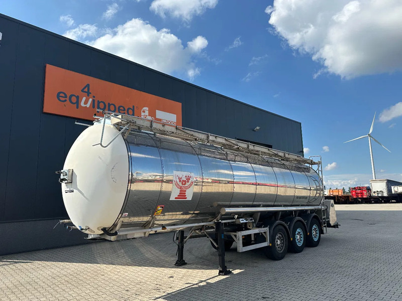 Feldbinder LEBENSMITTEL / LEVENSMIDDELEN FOOD / 33.500L / 3-COMP / PUMPE / NL-trailer / APK: 09-2026 - Tanksemi: bilde 1 Feldbinder LEBENSMITTEL / LEVENSMIDDELEN FOOD / 33.500L / 3-COMP / PUMPE / NL-trailer / APK: 09-2026 - Tanksemi: bilde 1