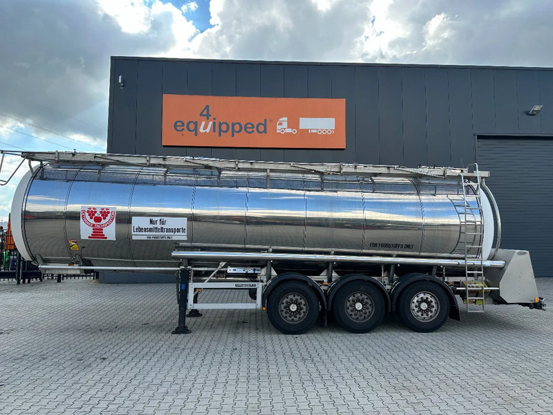 Feldbinder LEVENSMIDDELEN / FOOD / LEBENSMITTEL / 33.500L / 3-COMP / POMP / NL-trailer / APK: 03-2026 - Tanksemi: bilde 2 Feldbinder LEVENSMIDDELEN / FOOD / LEBENSMITTEL / 33.500L / 3-COMP / POMP / NL-trailer / APK: 03-2026 - Tanksemi: bilde 2