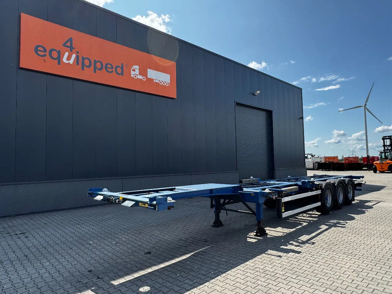 Groenewegen 40FT HC-chassis, BPW+Trommel, Liftachse, NL-Chassis - Container-transport/ Vekselflak semitrailer: bilde 1 Groenewegen 40FT HC-chassis, BPW+Trommel, Liftachse, NL-Chassis - Container-transport/ Vekselflak semitrailer: bilde 1
