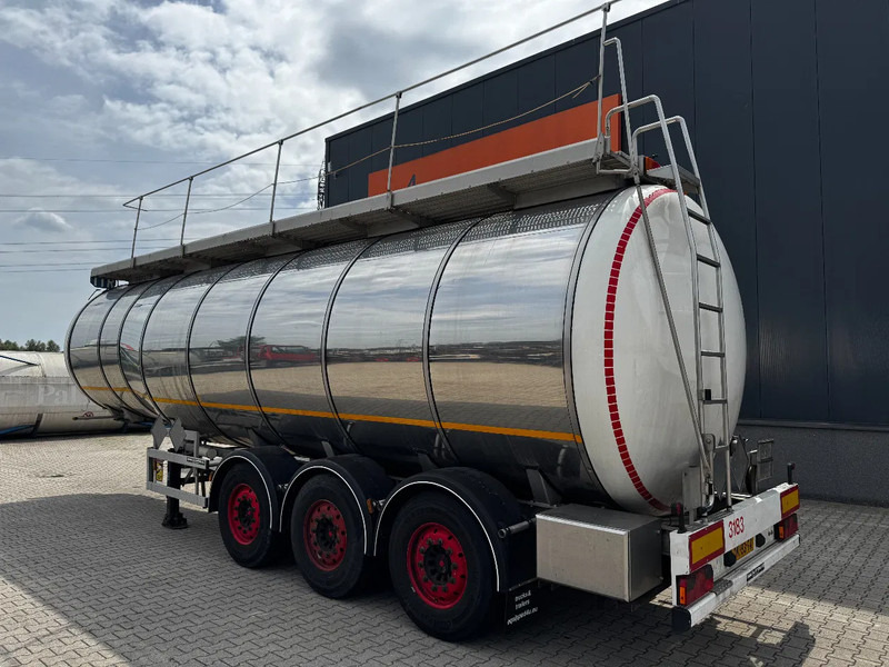 Indox 37.500L / 1-COMP /4-BAFFELS, ADR, L4BH, INOX, NL, APK/ADR till 10/2025, new SAF axles, ALCOA - Tanksemi: bilde 3 Indox 37.500L / 1-COMP /4-BAFFELS, ADR, L4BH, INOX, NL, APK/ADR till 10/2025, new SAF axles, ALCOA - Tanksemi: bilde 3