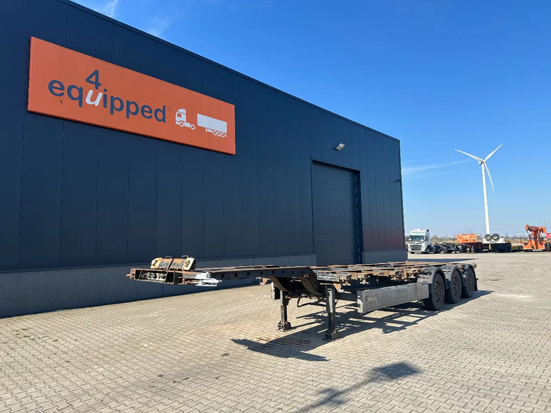 Krone 45FT HC, disc, extendable front+ rear+ bumper, NL-chassis - Container-transport/ Vekselflak semitrailer: bilde 1 Krone 45FT HC, disc, extendable front+ rear+ bumper, NL-chassis - Container-transport/ Vekselflak semitrailer: bilde 1