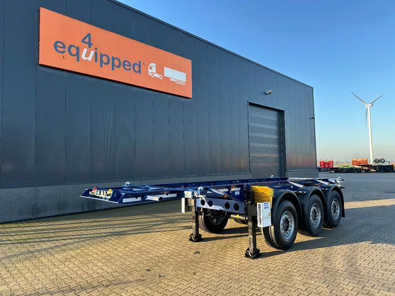 Krone NEW / DIRECT AVAILABLE 20FT ADR-CHASSIS, DISCBRAKES, LIFTAXLE, 2x available - Container-transport/ Vekselflak semitrailer: bilde 1 Krone NEW / DIRECT AVAILABLE 20FT ADR-CHASSIS, DISCBRAKES, LIFTAXLE, 2x available - Container-transport/ Vekselflak semitrailer: bilde 1