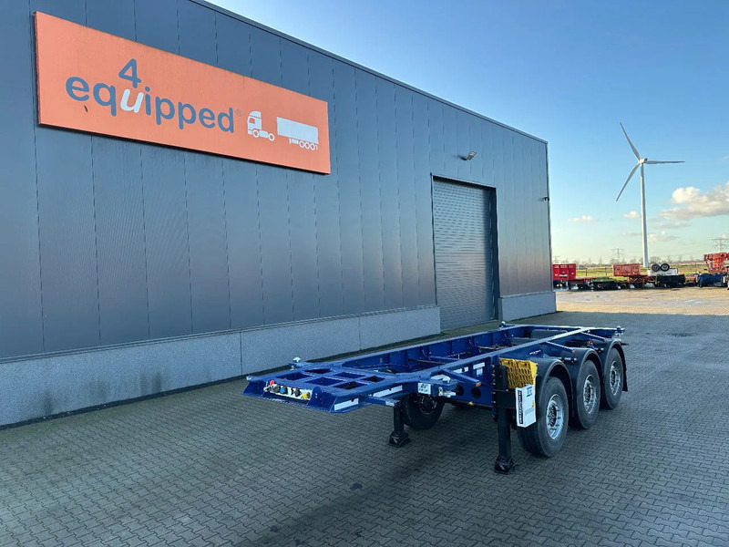 Krone NEW / DIRECT AVAILABLE 20FT ADR-CHASSIS, EMPTY WEIGHT: 3.470kg, DISCBRAKES, LIFTAXLE, 2x available - Container-transport/ Vekselflak semitrailer: bilde 1 Krone NEW / DIRECT AVAILABLE 20FT ADR-CHASSIS, EMPTY WEIGHT: 3.470kg, DISCBRAKES, LIFTAXLE, 2x available - Container-transport/ Vekselflak semitrailer: bilde 1