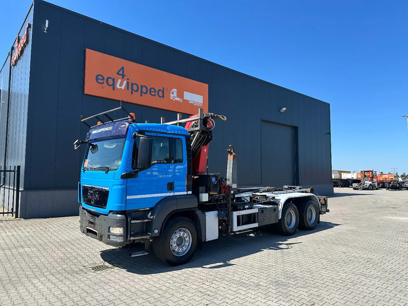 MAN TGS 33.440 6x4, EURO-5, HMF 2030 Crane + VDL HOOK, full spring, manual gearbox, MOT 03/2026 - Krokbil, Kranbil: bilde 4 MAN TGS 33.440 6x4, EURO-5, HMF 2030 Crane + VDL HOOK, full spring, manual gearbox, MOT 03/2026 - Krokbil, Kranbil: bilde 4