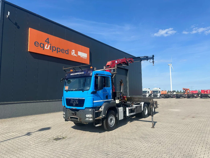 MAN TGS 33.440 6x4, EURO-5, HMF 2030 Crane + VDL HOOK, full spring, manual gearbox, MOT 03/2026 - Krokbil, Kranbil: bilde 1 MAN TGS 33.440 6x4, EURO-5, HMF 2030 Crane + VDL HOOK, full spring, manual gearbox, MOT 03/2026 - Krokbil, Kranbil: bilde 1