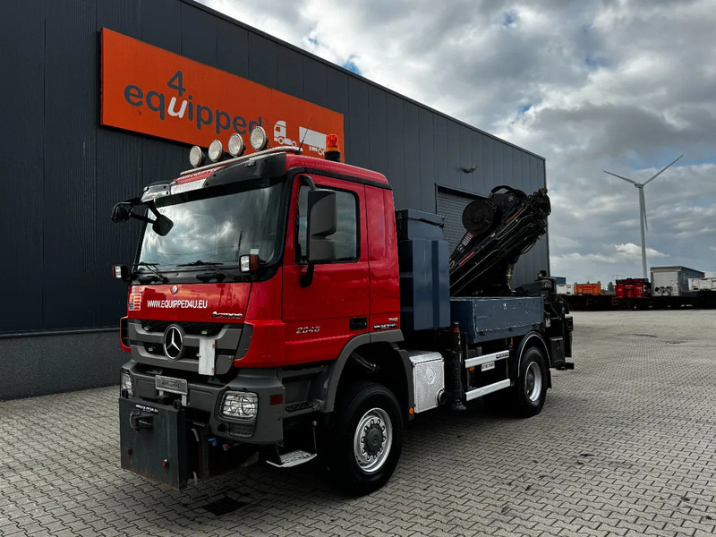 Mercedes-Benz Actros 2046 4x4 / FULL SPRING / HIAB 288 EP 5 HIPRO Crane / EURO-5 - Kranbil: bilde 3 Mercedes-Benz Actros 2046 4x4 / FULL SPRING / HIAB 288 EP 5 HIPRO Crane / EURO-5 - Kranbil: bilde 3