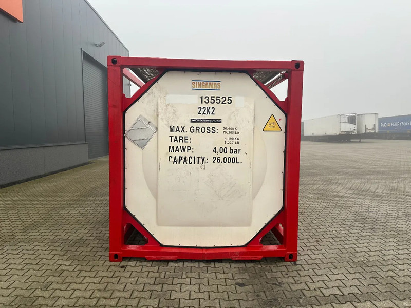 SINGAMAS 20FT ISO, 26.000L/1-COMP/3 BAFFELS/3 manholes, 5Y inspection: 06/2027 - Lagringstank: bilde 5 SINGAMAS 20FT ISO, 26.000L/1-COMP/3 BAFFELS/3 manholes, 5Y inspection: 06/2027 - Lagringstank: bilde 5