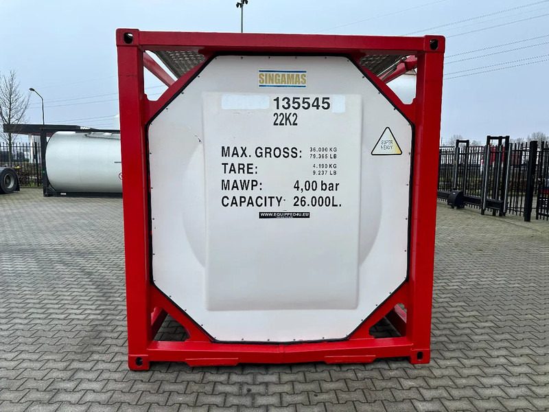 SINGAMAS 20FT ISO, 26.000L/1-COMP/3 BAFFELS/3 manholes, 5Y inspection: 06/2027 - Lagringstank: bilde 5 SINGAMAS 20FT ISO, 26.000L/1-COMP/3 BAFFELS/3 manholes, 5Y inspection: 06/2027 - Lagringstank: bilde 5