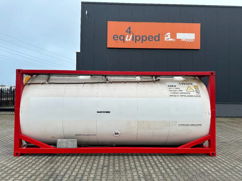 SINGAMAS 20FT ISO, 26.000L/1-COMP/3 BAFFELS/3 manholes, 5Y inspection: 06/2027 - Lagringstank: bilde 2 SINGAMAS 20FT ISO, 26.000L/1-COMP/3 BAFFELS/3 manholes, 5Y inspection: 06/2027 - Lagringstank: bilde 2