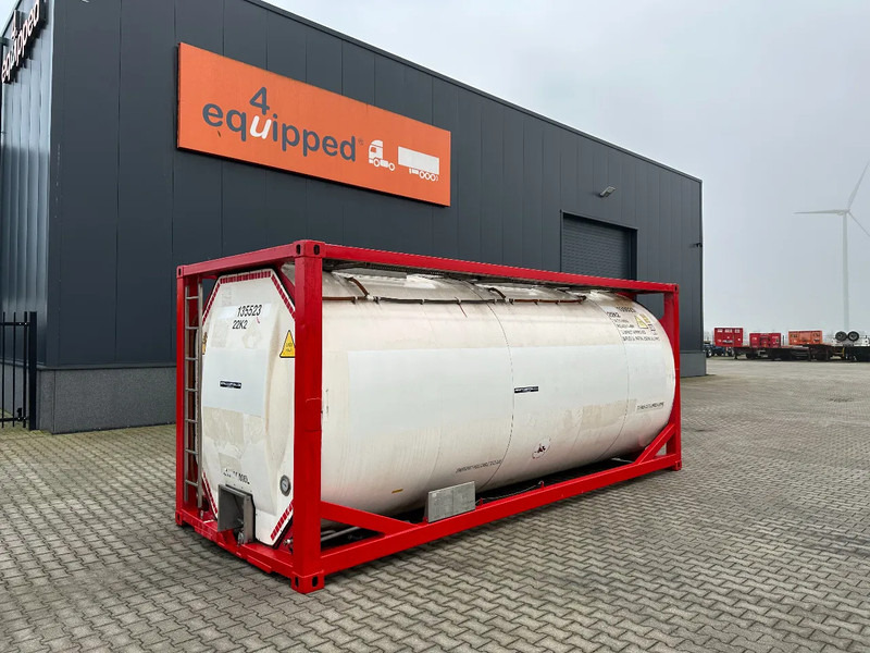 SINGAMAS 20FT ISO, 26.000L/1-COMP/3 BAFFELS/3 manholes, 5Y inspection: 06/2027 - Lagringstank: bilde 1 SINGAMAS 20FT ISO, 26.000L/1-COMP/3 BAFFELS/3 manholes, 5Y inspection: 06/2027 - Lagringstank: bilde 1