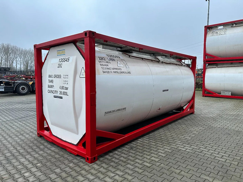 SINGAMAS 20FT ISO, 26.000L/1-COMP/3 BAFFELS/3 manholes, 5Y inspection: 06/2027 - Lagringstank: bilde 4 SINGAMAS 20FT ISO, 26.000L/1-COMP/3 BAFFELS/3 manholes, 5Y inspection: 06/2027 - Lagringstank: bilde 4