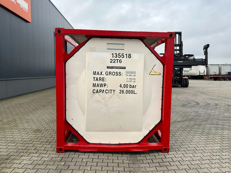 SINGAMAS 20FT ISO, 26.000L/1-COMP/3 BAFFELS/3 manholes, 5Y inspection: 06/2027 - Lagringstank: bilde 5 SINGAMAS 20FT ISO, 26.000L/1-COMP/3 BAFFELS/3 manholes, 5Y inspection: 06/2027 - Lagringstank: bilde 5