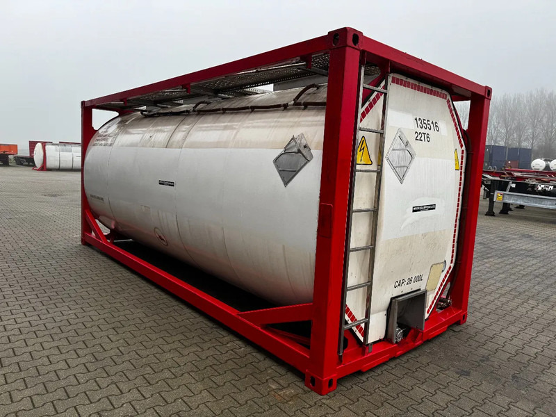 Lagringstank for transport av drivstoff SINGAMAS 20FT ISO, 26.000L/1-COMP/3 BAFFELS/3 manholes, 5Y inspection: 07/2027: bilde 6
