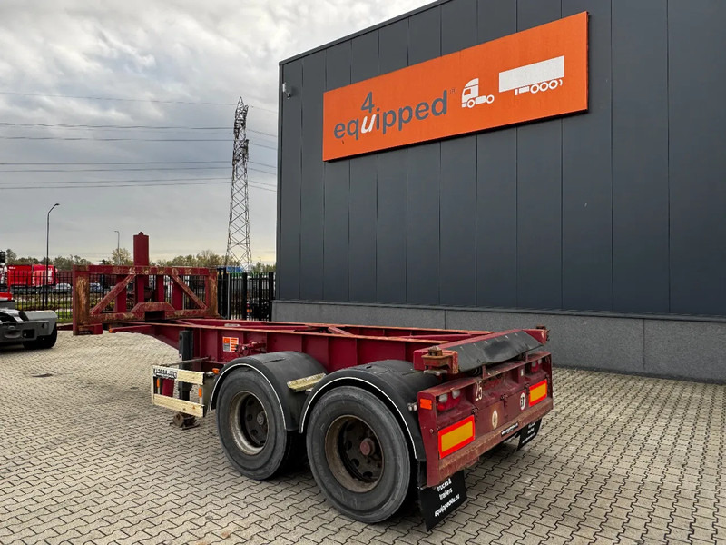 Van Hool 2 AXLE 20FT TIPPING-CHASSIS, TWIN-TIRES, BPW + DRUM - Container-transport/ Vekselflak semitrailer: bilde 4 Van Hool 2 AXLE 20FT TIPPING-CHASSIS, TWIN-TIRES, BPW + DRUM - Container-transport/ Vekselflak semitrailer: bilde 4