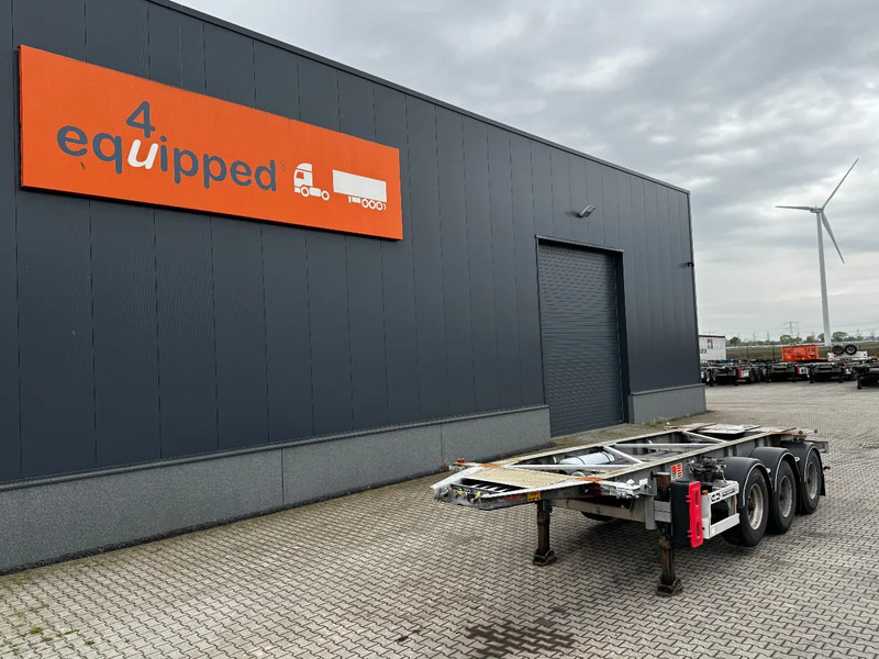 Van Hool 20FT / 20FT SWAP ADR (EX/II, EX/III, FL, OX, AT), BPW, disc brakes, liftaxle, galvanized, ALCOA, NL-Chassis, empty weight 3.300K - Container-transport/ Vekselflak semitrailer: bilde 1 Van Hool 20FT / 20FT SWAP ADR (EX/II, EX/III, FL, OX, AT), BPW, disc brakes, liftaxle, galvanized, ALCOA, NL-Chassis, empty weight 3.300K - Container-transport/ Vekselflak semitrailer: bilde 1