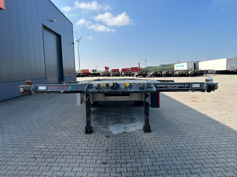 Container-transport/ Vekselflak semitrailer Van Hool 20FT/30FT, ADR (EX/II, EX/III, FL, OX, AT), BPW + drum, ALCOA, galvanized, liftaxle, NL-Chassis: bilde 6