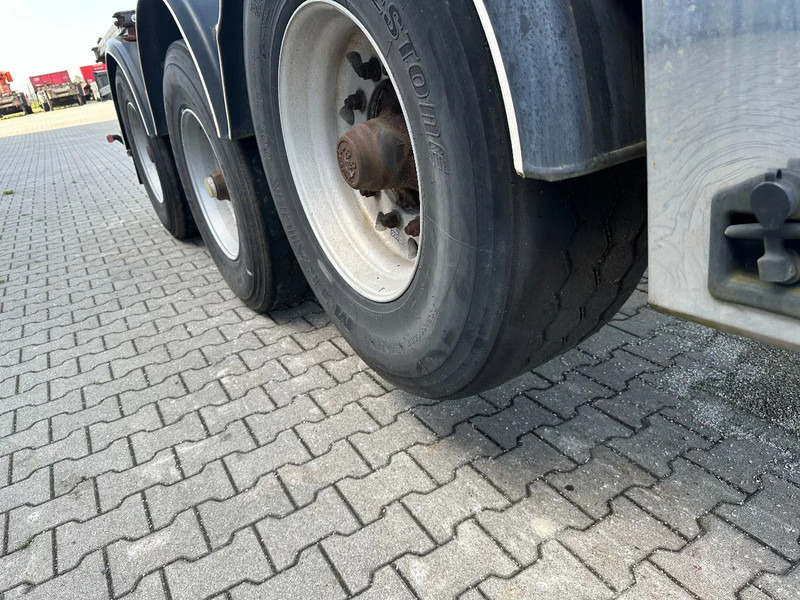 Container-transport/ Vekselflak semitrailer Van Hool 20FT/30FT, ADR (EX/II, EX/III, FL, OX, AT), BPW + drum, ALCOA, galvanized, liftaxle, NL-Chassis: bilde 17