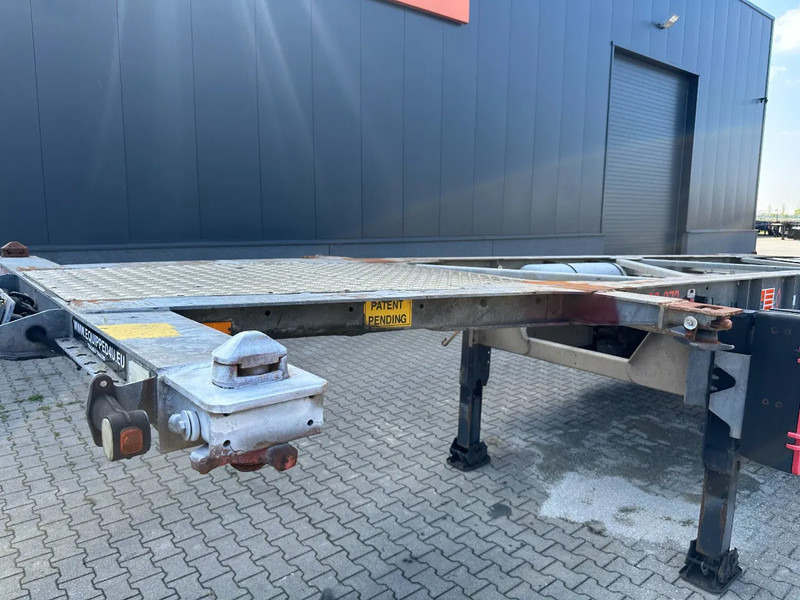 Container-transport/ Vekselflak semitrailer Van Hool 20FT/30FT, ADR (EX/II, EX/III, FL, OX, AT), BPW + drum, ALCOA, galvanized, liftaxle, NL-Chassis: bilde 10