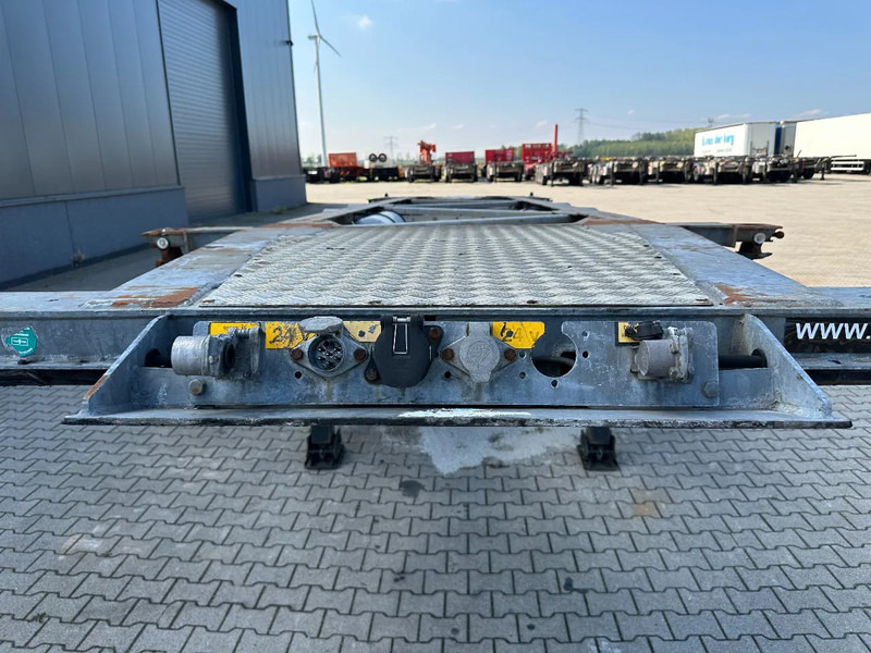 Container-transport/ Vekselflak semitrailer Van Hool 20FT/30FT, ADR (EX/II, EX/III, FL, OX, AT), BPW + drum, ALCOA, galvanized, liftaxle, NL-Chassis: bilde 8