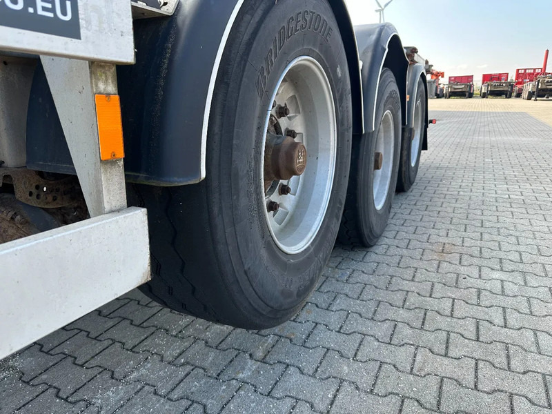 Container-transport/ Vekselflak semitrailer Van Hool 20FT/30FT, ADR (EX/II, EX/III, FL, OX, AT), BPW + drum, ALCOA, galvanized, liftaxle, NL-Chassis: bilde 18