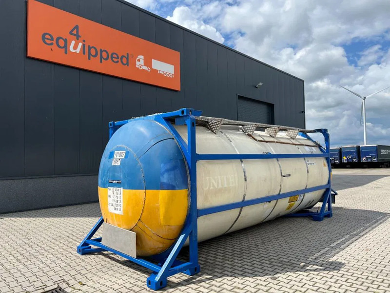 Van Hool 20FT SWAPBODY 28.075L, UN PORTABLE, T11, valid 5Y- + CSC inspection: 10/2025 - Lagringstank: bilde 1 Van Hool 20FT SWAPBODY 28.075L, UN PORTABLE, T11, valid 5Y- + CSC inspection: 10/2025 - Lagringstank: bilde 1