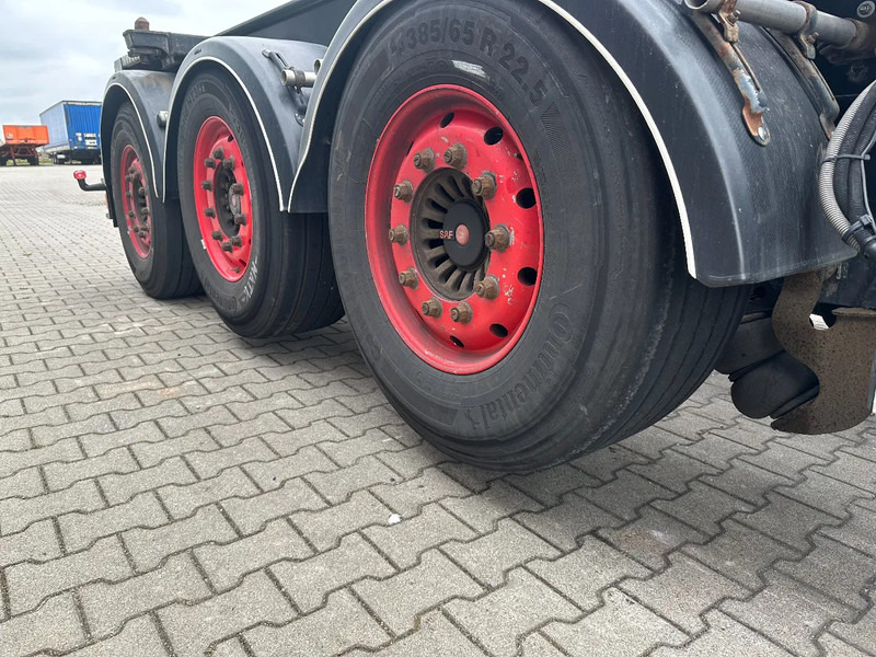 Container-transport/ Vekselflak semitrailer Van Hool 20FT Tipping-chassis, ADR (EX/II, EX/III, FL, AT, OX), SAF, 2 liftaxles: bilde 12