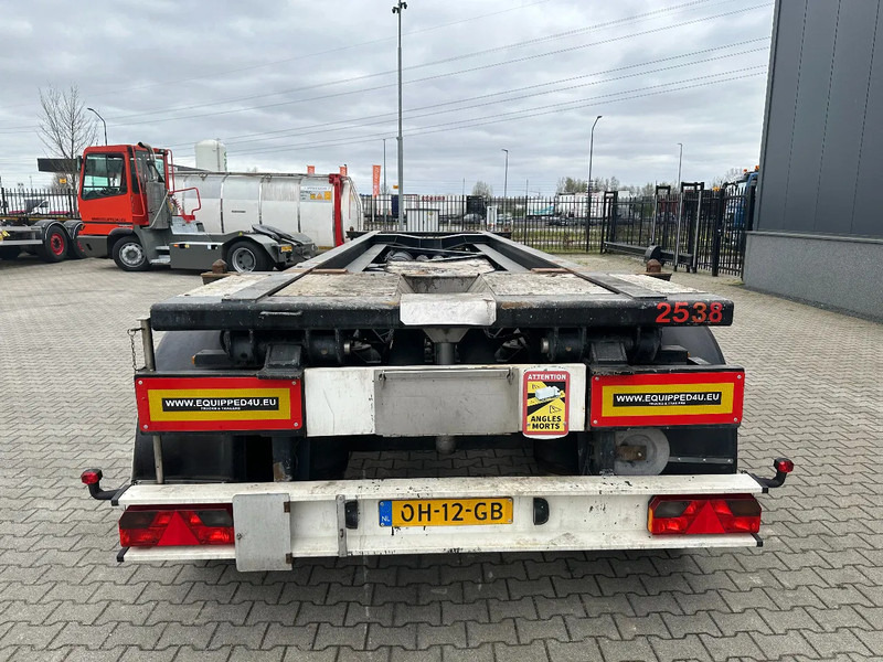 Container-transport/ Vekselflak semitrailer Van Hool 20FT Tipping-chassis, ADR (EX/II, EX/III, FL, AT, OX), SAF, 2 liftaxles: bilde 19