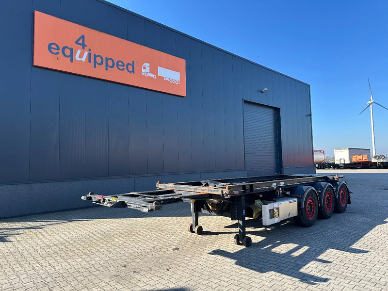 Van Hool 20FT Tipping-chassis, ADR (EX/II, EX/III, FL, AT), SAF, 2 liftaxles - Container-transport/ Vekselflak semitrailer: bilde 2 Van Hool 20FT Tipping-chassis, ADR (EX/II, EX/III, FL, AT), SAF, 2 liftaxles - Container-transport/ Vekselflak semitrailer: bilde 2