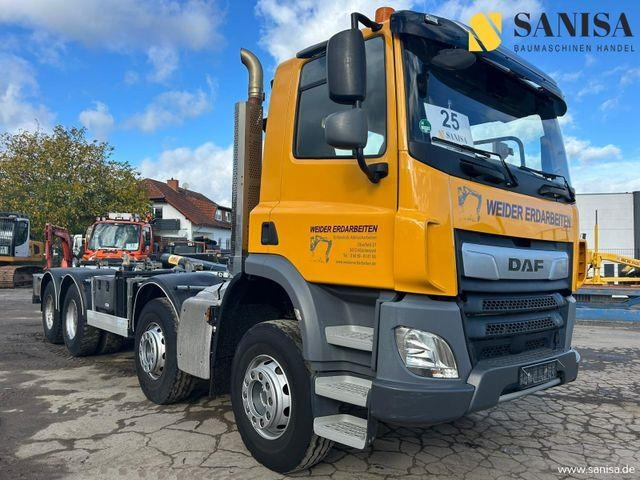 DAF CF 450/Abrollkipper HYVA 30-67-S 30TON/Lenkachse - Krokbil: bilde 2 DAF CF 450/Abrollkipper HYVA 30-67-S 30TON/Lenkachse - Krokbil: bilde 2