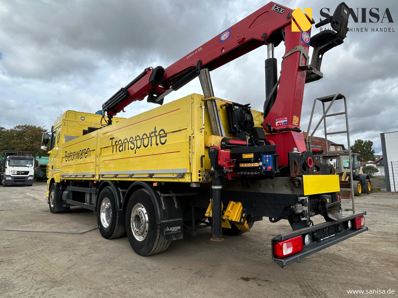 DAF XF 480/HMF 2530 L-CR Kran/Lenk/Lift/Baustoff - Planbil, Kranbil: bilde 4 DAF XF 480/HMF 2530 L-CR Kran/Lenk/Lift/Baustoff - Planbil, Kranbil: bilde 4