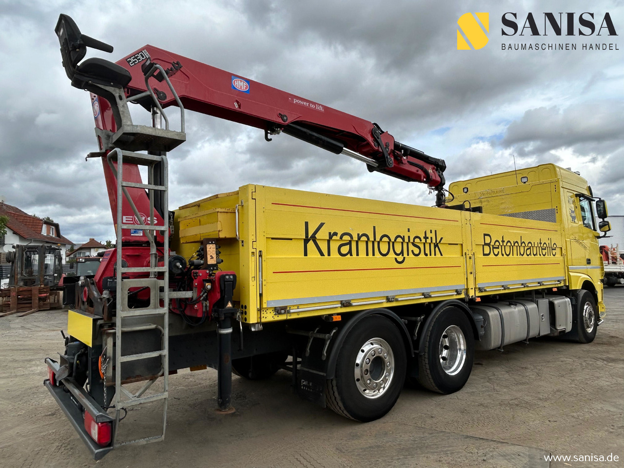 DAF XF 480/HMF 2530 L-CR Kran/Lenk/Lift/Baustoff - Planbil, Kranbil: bilde 5 DAF XF 480/HMF 2530 L-CR Kran/Lenk/Lift/Baustoff - Planbil, Kranbil: bilde 5