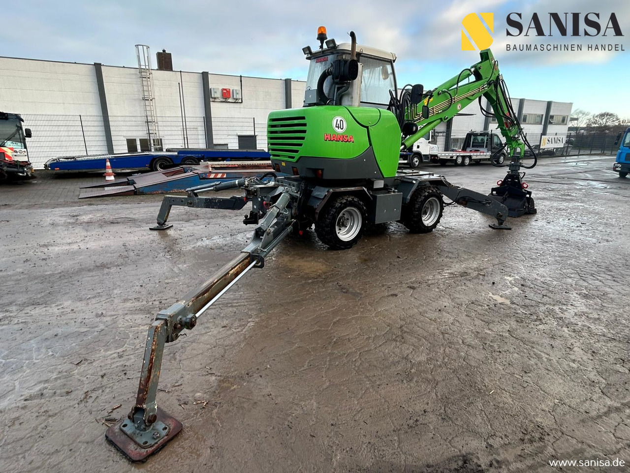 Hansa APZ 531/SW/Friedhofsbagger/Allrad/Tele Arm - Hjulgraver: bilde 5 Hansa APZ 531/SW/Friedhofsbagger/Allrad/Tele Arm - Hjulgraver: bilde 5