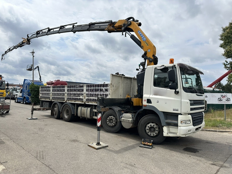 DAF CF 85.360 8x2 + KRAN (25m!) EFFER 305 6S + JIB 4S + ROTATOR - PLATORM 7m60 - LIFT + STEERING AXLE - EURO 5 - BE - Planbil, Kranbil: bilde 2 DAF CF 85.360 8x2 + KRAN (25m!) EFFER 305 6S + JIB 4S + ROTATOR - PLATORM 7m60 - LIFT + STEERING AXLE - EURO 5 - BE - Planbil, Kranbil: bilde 2