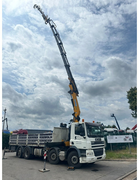 Planbil, Kranbil DAF CF 85.360 8x2 + KRAN (25m!) EFFER 305 6S + JIB 4S + ROTATOR - PLATORM 7m60 - LIFT + STEERING AXLE - EURO 5 - BE: bilde 9