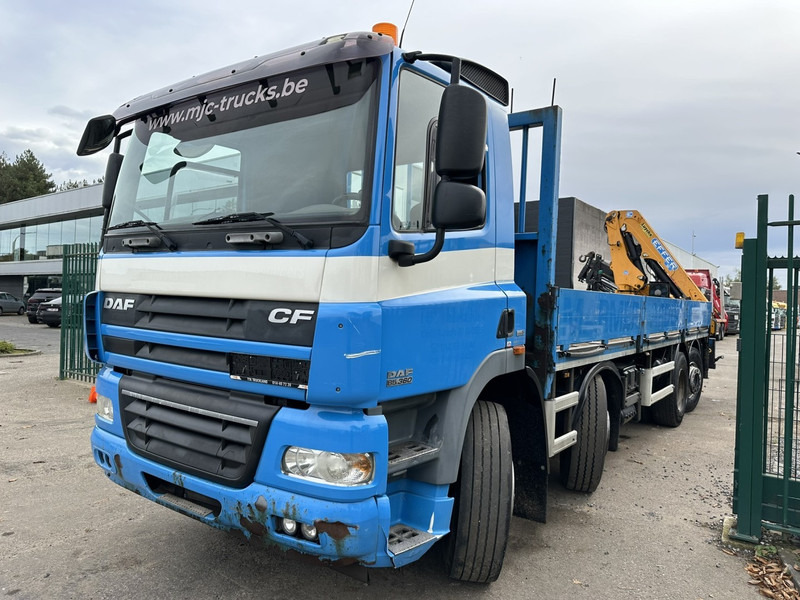 DAF CF 85.360 8x2 PRITSCHE 7m35 + KRAN EFFER 165-3S + RADIO - MANUAL GEARBOX ZF - EURO 5 - BE TRUCK - Planbil, Kranbil: bilde 4 DAF CF 85.360 8x2 PRITSCHE 7m35 + KRAN EFFER 165-3S + RADIO - MANUAL GEARBOX ZF - EURO 5 - BE TRUCK - Planbil, Kranbil: bilde 4