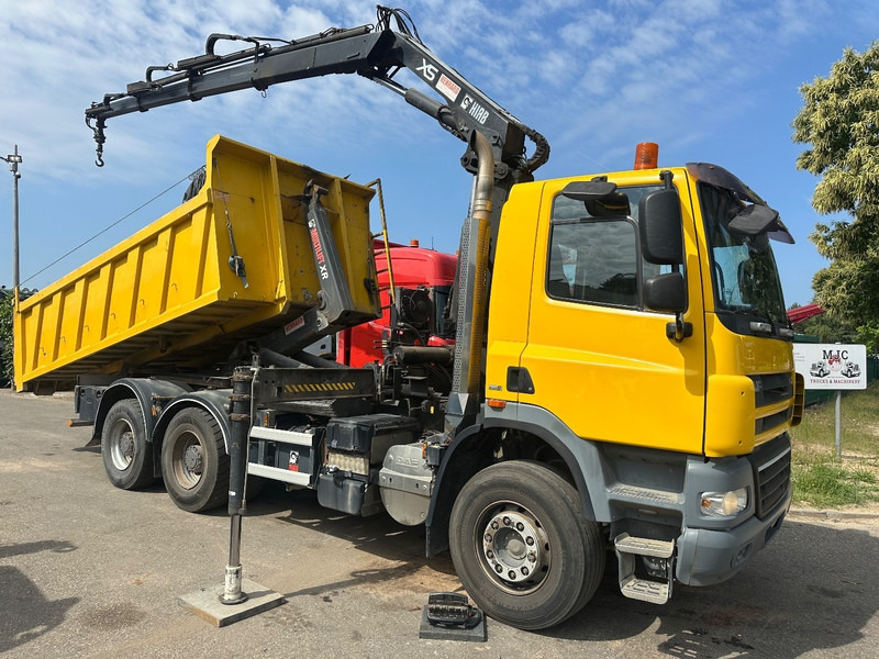 DAF CF 85.410 6X4 21T HOOKLIFT + CRANE HIAB 166-3 HIPRO + ROTATOR - 5/6F - RETARDER - TÜV 10/2025 - EURO 5 - BE TRUCK - Krokbil, Kranbil: bilde 1 DAF CF 85.410 6X4 21T HOOKLIFT + CRANE HIAB 166-3 HIPRO + ROTATOR - 5/6F - RETARDER - TÜV 10/2025 - EURO 5 - BE TRUCK - Krokbil, Kranbil: bilde 1