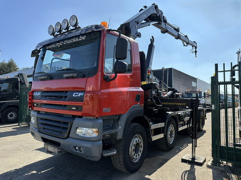 DAF CF 85.410 8x4 HOOKLIFT + CRANE HIAB 244 EP-3 HIDUO - Radio - Rotator - RETARDER - EURO 4 - BIG AXLES HUB REDUCTION - Krokbil, Kranbil: bilde 5 DAF CF 85.410 8x4 HOOKLIFT + CRANE HIAB 244 EP-3 HIDUO - Radio - Rotator - RETARDER - EURO 4 - BIG AXLES HUB REDUCTION - Krokbil, Kranbil: bilde 5