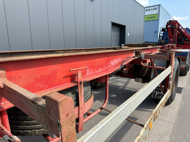 Container-transport/ Vekselflak tilhenger DEOM - SCHMIT R202P 2-AS CONTAINER TRANSPORT - BPW - GOEDE BANDEN - LUCHTVERING - BELGISCHE PAPIEREN: bilde 17
